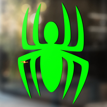 Spider Vinyl Wall  Window Bathroom Sticker Decal removable #3_2