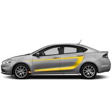 Side Accent C-stripes Vinyl Decal Sticker 3 for Dodge Dart_3