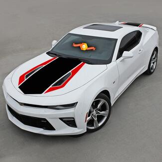 Chevrolet Camaro 2016-2024 (ss) Front And Rear 2-tone Vinyl Stripes
