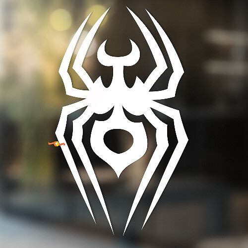 Spider Silhouette Universal Vinyl Decal Sticker