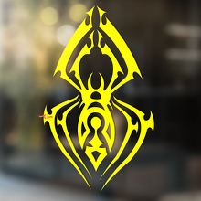 Spider Vinyl Wall  Window Bathroom Sticker Decal removable #7_3