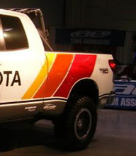 Retro Old School Side Stripes Vinyl Decal Kit for Toyota Tundra_2