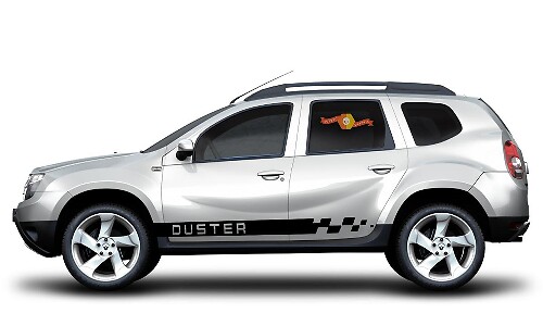 DUSTER Renault & Dacia 2x side stripes body decal vinyl graphics sticker logo
