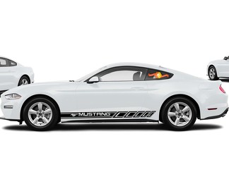 FORD MUSTANG -2x side stripes vinyl body decal sticker graphics premium quality
