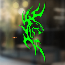 Tiger wild cat Vinyl Wall  Window Bathroom Sticker Decal #6_2