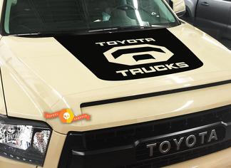 Toyota Tundra Trucks Logo Blackout hood vinyl decal 2014-2018
