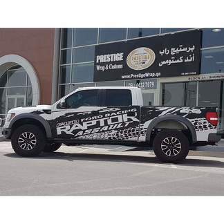F-150 Ford Raptor Mud Splatter Tire Track Decal Graphics Stickers Vinyl Decal Graphic

