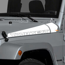 Custom Stripes Hood Side Vinyl Decal for Jeep Wrangler_2