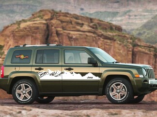 2007-2017 Jeep Patriot Mountain Decals Stickers Graphics Stripes
