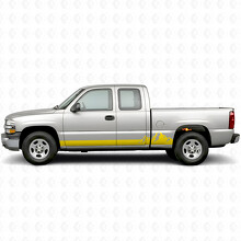 Mountain Range Door & Rocker Panel Vinyl Stripes for Chevrolet Silverado 1500 GMT800 1999-2007_3