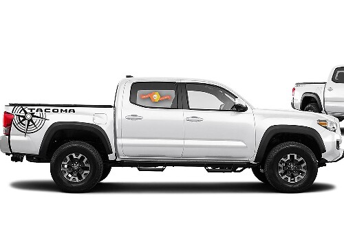 Toyota Tacoma TRD side bed graphics decal sticker model 9
