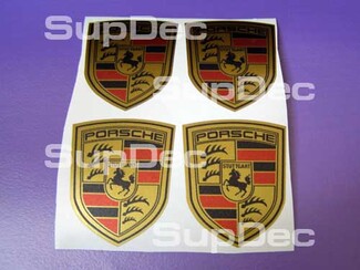 Porsche GOLD 4 decals
