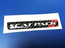 One Steering Wheel Scat Pack Carbon Fiber emblem domed Sticker Decal 2 Scatpack
 2
