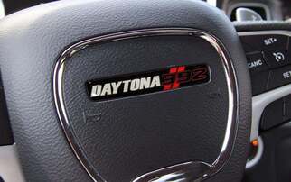 Steering Wheel Daytona 392 emblem domed decal Challenger Charger
