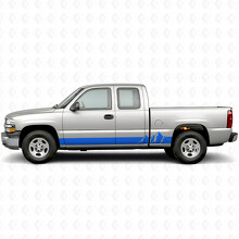 Alpine Ridge Door & Rocker Panel Vinyl Stripes for Chevrolet Silverado 1500 GMT800 1999-2007_5