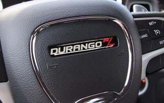 Steering Wheel Durango RT R/T emblem domed decal Challenger Charger Dodge
