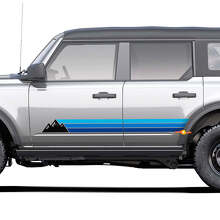 Retro Vintage Heritage Wave Rocker Panel Decal Side Stripe Sticker fit Toyota 4Runner 2
 2