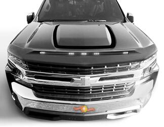 2019-2020 Chevrolet Silverado Hood Decal Outline Trail Boss
