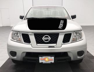 NISSAN Frontier HOOD Wrap Fits 2005-2018 GRAPHIC BLACKOUT