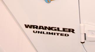 2 Wrangler Unlimited CJ TJ YJ JK XJ All Colors Sticker Decal
