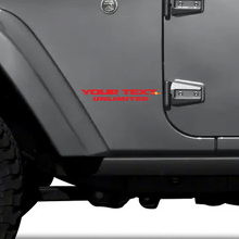 Autocollant texte personnalisé pour Jeep Wrangler Unlimited CJ TJ YK JK XJ 2