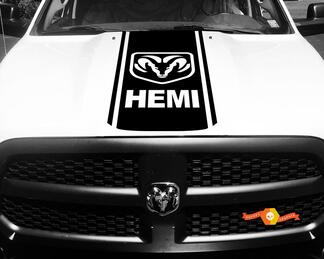 1500 2500 3500 Truck Vinyl Racing Decals Stripe Hemi Ram Dodge Hood Stickers  #73
