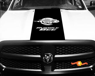 1500 2500 3500 Truck Vinyl Racing Stripe Dodge Rumble Bee Hood Decals Stickers #82
