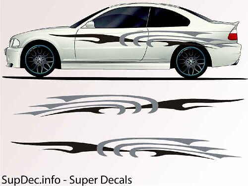 Vinyl Auto Body Graphics EXTERIOR OUTSIDE Decal sticker B766
