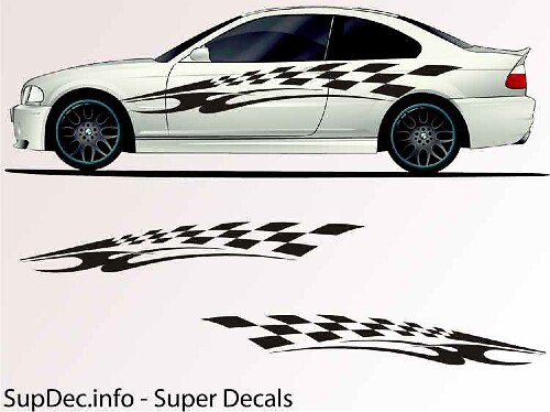 Vinyl Auto Body Graphics EXTERIOR OUTSIDE Decal sticker B707