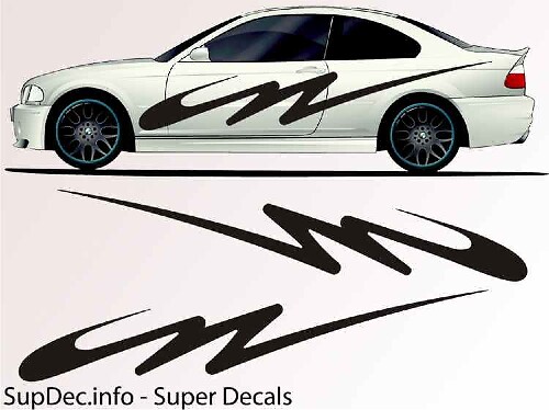 Vinyl Auto Body Graphics EXTERIOR OUTSIDE Decal sticker B710