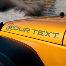 Autocollant vinyle personnalisé Édition militaire étoile capot pour Jeep Wrangler 2