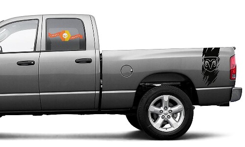 Dodge Ram 1500 2500 3500 Decal Sticker Vinyl Graphic Truck Bed Side Stripes
