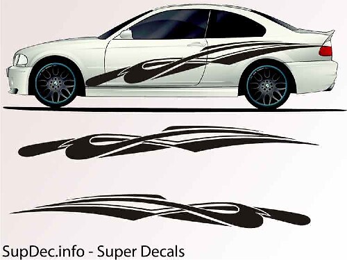 Vinyl Auto Body Graphics EXTERIOR OUTSIDE Decal sticker B723