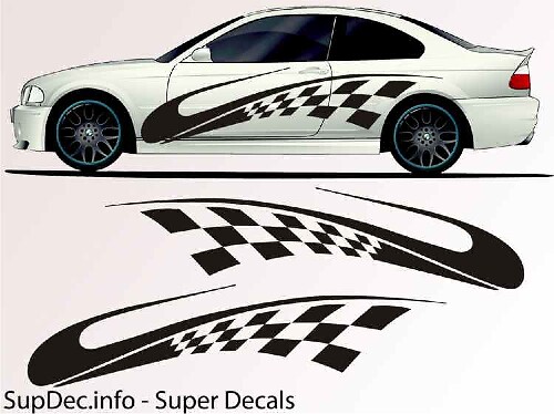 Vinyl Auto Body Graphics EXTERIOR OUTSIDE Decal sticker B726
