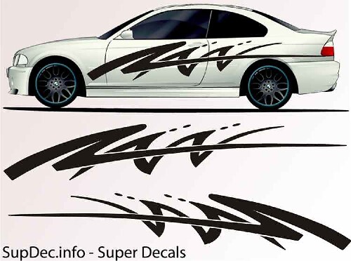Vinyl Auto Body Graphics EXTERIOR OUTSIDE Decal sticker B731
