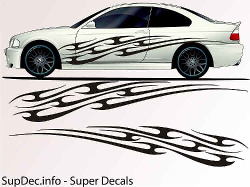 Vinyl Auto Body Graphics EXTERIOR OUTSIDE Decal sticker B737