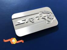 SRT Supercharger Hellcat Metal Aluminum Badge Nameplate Emblem 68227674AB
 2