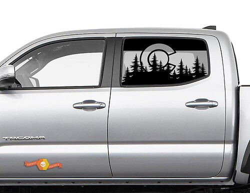 Flag Colorado Forest Side Window Decals for Toyota Tacoma 4Runner Tundra
