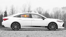 Racing rocker panel stripes vinyl decals stickers for Toyota Avalon
 4