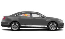 Racing rocker panel stripes vinyl decals stickers for Ford Taurus
 2