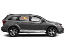 Racing rocker panel stripes vinyl decals stickers for Dodge Journey
 2