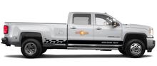 Custom Racing Stripes Rocker Panel Vinyl Decal Sticker for GMC Sierra 3500HD_3
