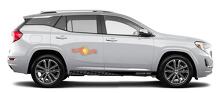 Racing rocker panel stripes vinyl decals stickers for GMC Terrain
 2
