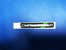 Steering Wheel Lime Honeycomb Challenger emblem domed decal
 2