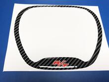 Steering WHEEL TRIM RING Carbon imitation with Red R/T domed decal Dodge
 2