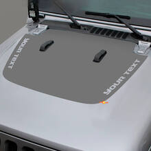 Jeep Gladiator Side JT Wrangler JL JLU Hood Vinyl decal sticker Graphics kit for 2018-2021 for both sides
 2