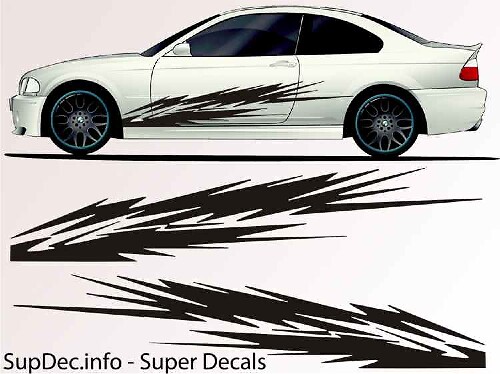 Vinyl Auto Body Graphics EXTERIOR OUTSIDE Decal sticker B755