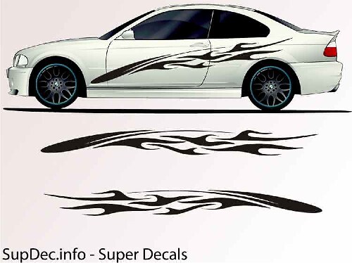 Vinyl Auto Body Graphics EXTERIOR OUTSIDE Decal sticker B762