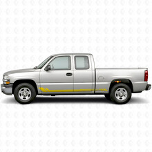 Honeycomb Door & Rocker Panel Vinyl Stripes for Chevrolet Silverado 1500 GMT800 1999-2007_3