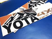 YOTA Off Road Old Style Vintage Style 4x4 PRO Sport Off Road Side Vinyl Stickers Decal Toyota fit to TRD
 2